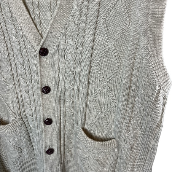 Mens towncraft grampa‎ sweater vest xl - Picture 2 of 6